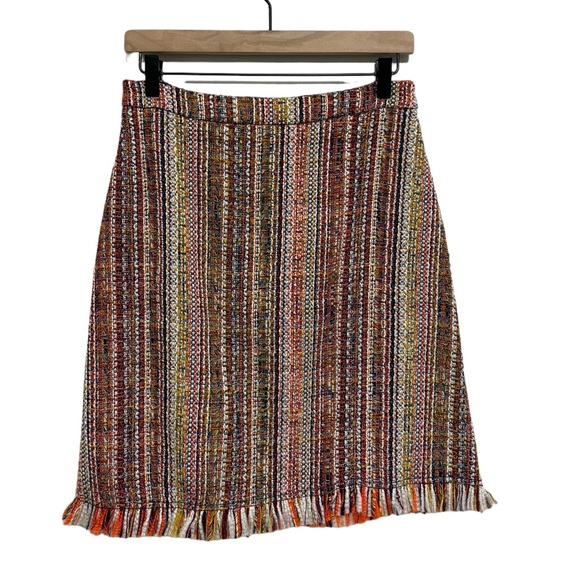 Anthropologie Maeve Two Piece Multicolor Tweed Skirt Set - Size 4/6 - Picture 7 of 11